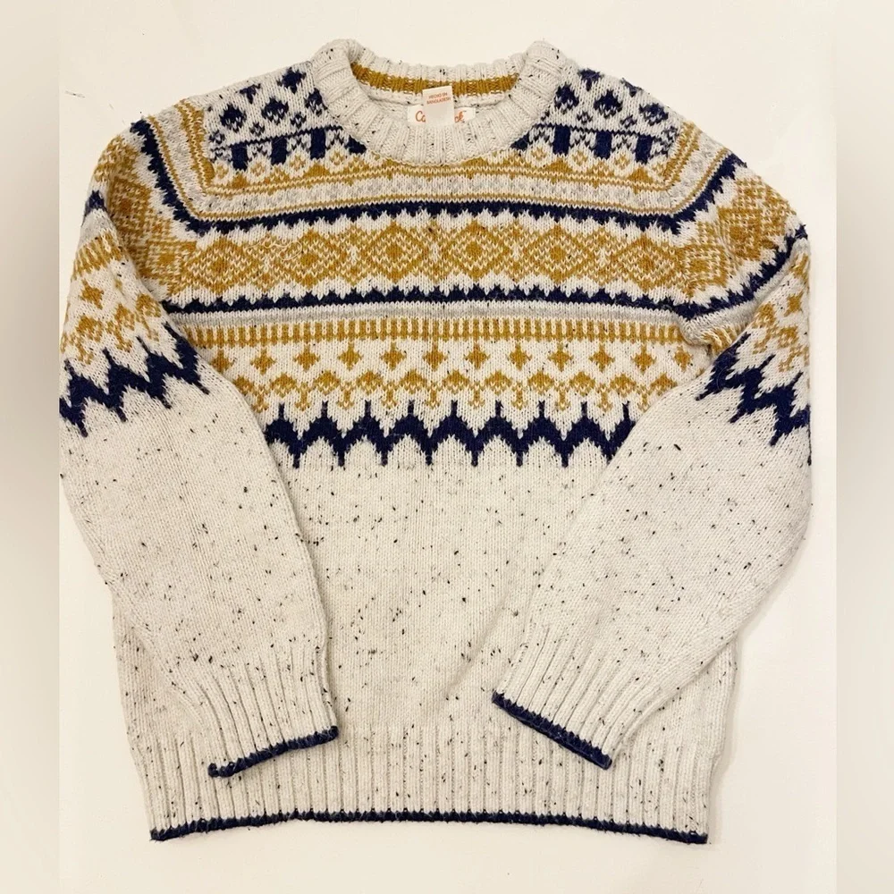 Cat and Jack Fair Isle Sweater - 4t